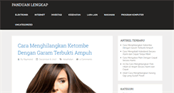 Desktop Screenshot of panduanlengkap.com